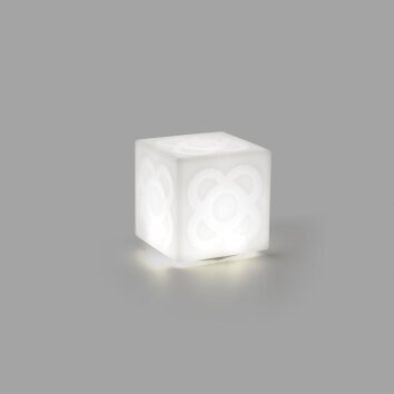 Faro Barcelona Lampanot Lampa stołowa LED Biały, 1-punktowy
