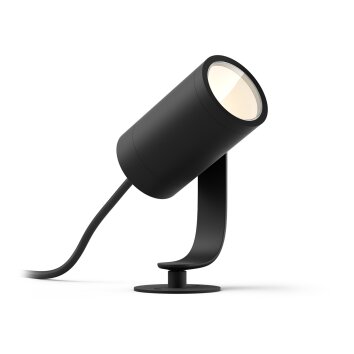 Philips Hue Ambiance White & Color WACA Lily Lampa rozszerzenie zestawu podstawowego do lampy sufitowej LED Czarny, 1-punktowy, Zmieniacz kolorów