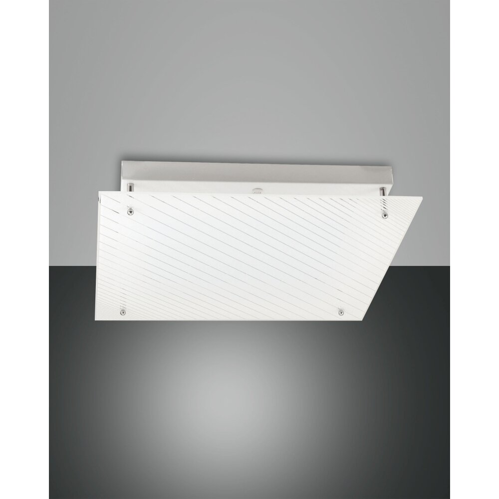 Fabas Luce Plisset Lampa Sufitowa LED Biały, 1-punktowy main product photo