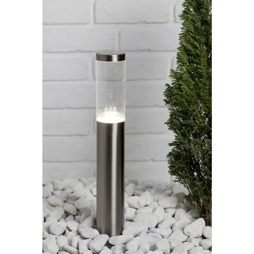 Brilliant Bergen Lampa na cokół LED Stal nierdzewna, 1-punktowy main product photo