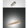 Fabas Luce Badia Lampa Wisząca LED Jasne drewno, 1-punktowy