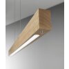 Fabas Luce Badia Lampa Wisząca LED Jasne drewno, 1-punktowy