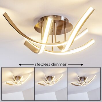 Lampa Sufitowa Aranu LED Nikiel matowy, 4-punktowe