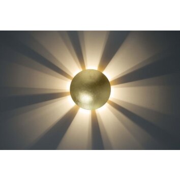 Brilliant Sunset Lampa ścienna Złoty, 1-punktowy