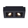 lampy sufitowe listwy Lucide XIRAX LED Czarny, 2-punktowe