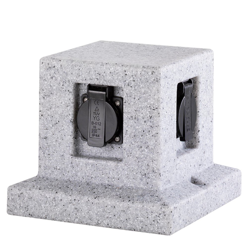 Oświetlenie Trio Zewnętrzne gniazdko elektryczne Szary main product photo
