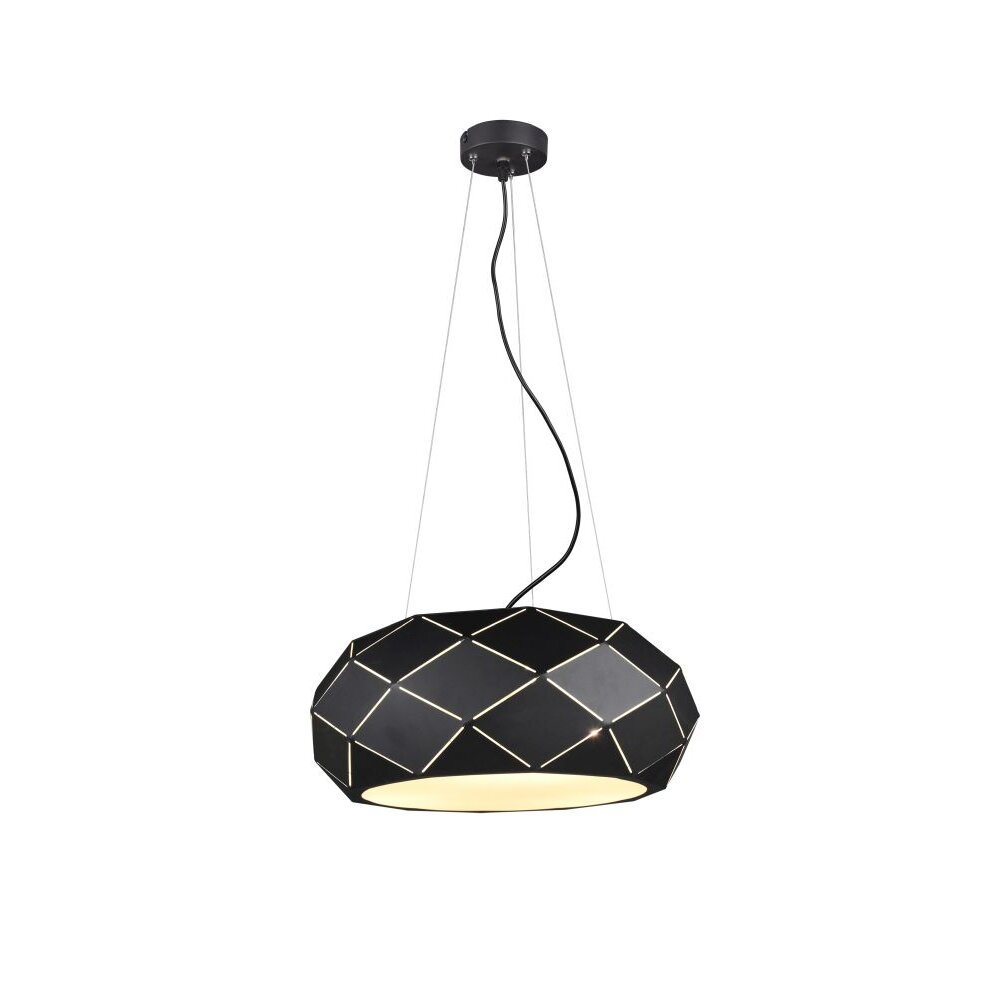 Lampa Wisząca Trio Leuchten ZANDOR Czarny, 3-punktowe main product photo