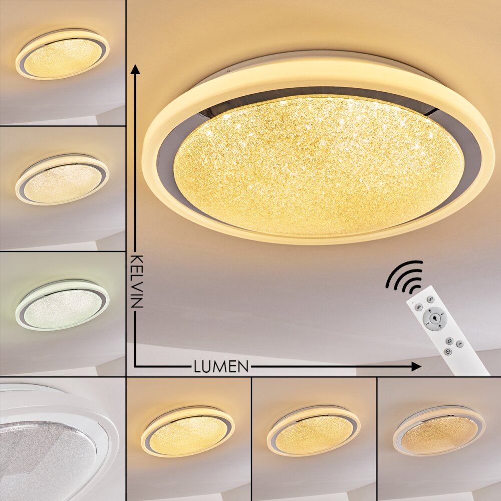 Rufi Lampa Sufitowa LED Biały, 1-punktowy, Zdalne sterowanie main product photo