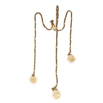 Globo ROVETO dekoracje W kolorze bursztynu, 3-punktowe