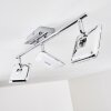 Vallorbe Lampa Sufitowa LED Chrom, 3-punktowe