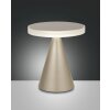Fabas Luce Neutra Lampa stołowa LED Złoty, 1-punktowy