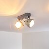 Butikon Lampa Sufitowa Szary, 2-punktowe