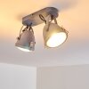 Butikon Lampa Sufitowa Szary, 2-punktowe