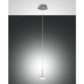 Fabas Luce Hale Lampa Wisząca LED Aluminium, 1-punktowy