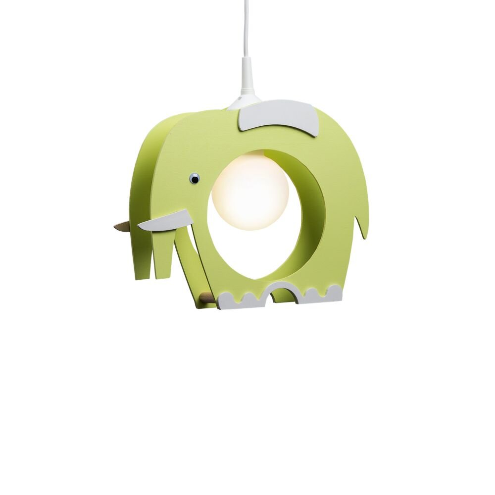 Elobra ELEFANT Lampa Wisząca Zielony, 1-punktowy main product photo