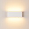 Mosambik Lampa ścienna LED Biały, 1-punktowy