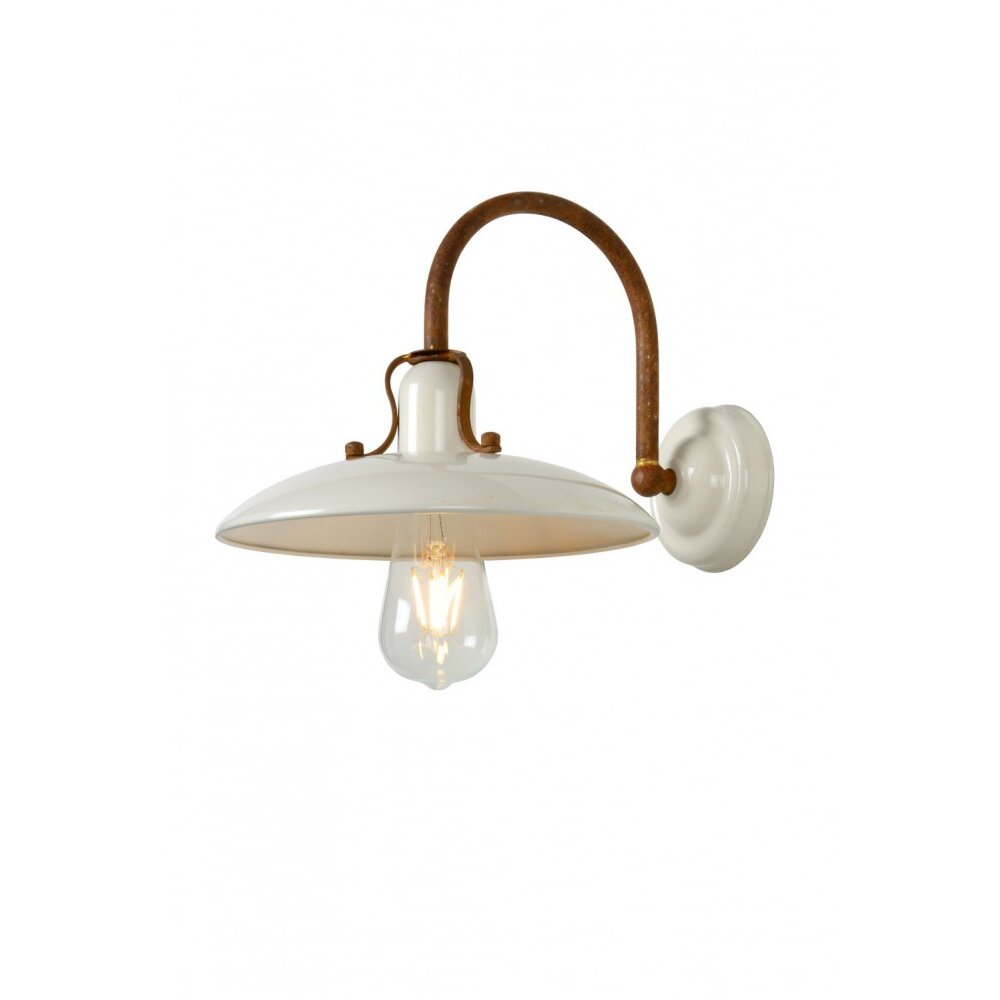Lucide RÖMER Lampa ścienna W kolorze kremowym, 1-punktowy main product photo