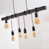 Barbengo Lampa Wisząca czarny, 6-punktowe