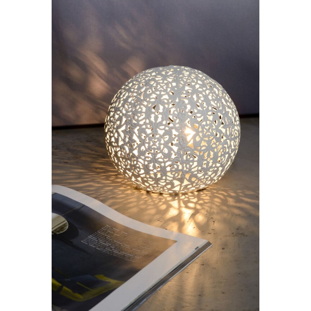 Lucide PAOLO Lampa stołowa Biały, 1-punktowy main product photo