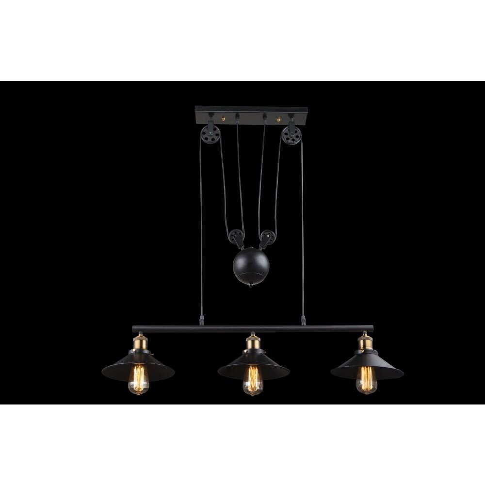 Globo Lampa wisząca Czarny, 3-punktowe main product photo