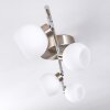 Motala Lampa Sufitowa LED Nikiel matowy, 4-punktowe, Zdalne sterowanie, Zmieniacz kolorów