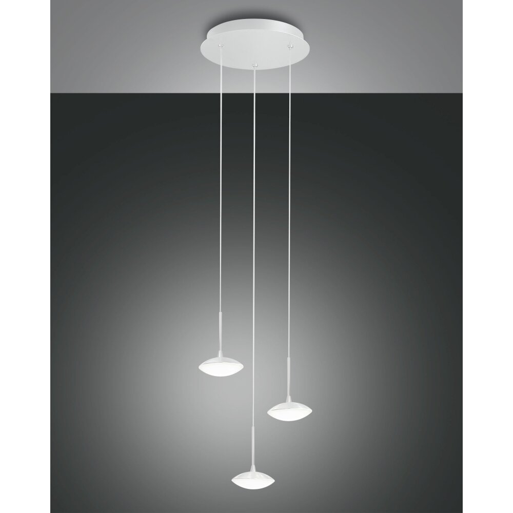 Fabas Luce Hale Lampa Wisząca LED Biały, 3-punktowe main product photo