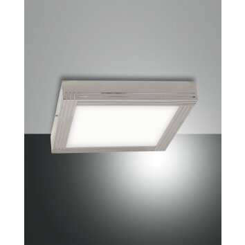 Fabas Luce Egon Lampa Sufitowa LED Nikiel matowy, 1-punktowy Fabas Luce Egon Lampa Sufitowa LED Nikiel matowy, 1-punktowy