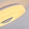 Athlone Lampa Sufitowa LED Biały, 2-punktowe, Zdalne sterowanie, Zmieniacz kolorów
