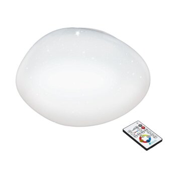 Eglo SILERAS Lampa Sufitowa LED Biały, 1-punktowy, Zdalne sterowanie