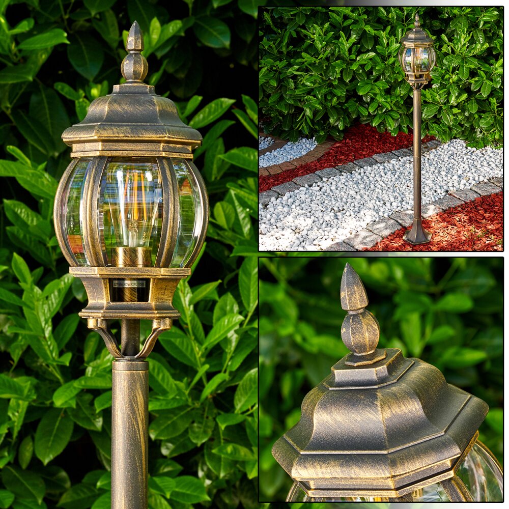 Lentua Zewnętrzna Lampa Stojąca Brązowy, złoty, 1-punktowy main product photo