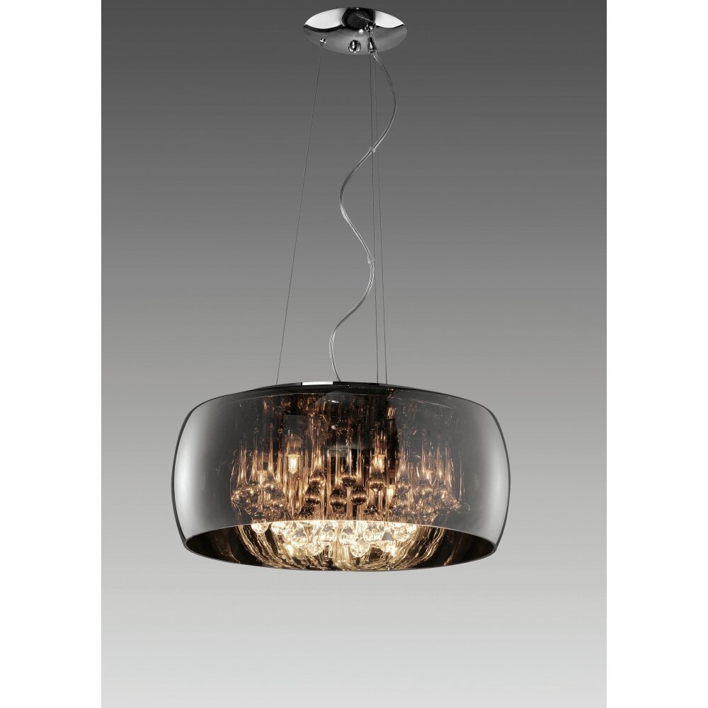 Trio VAPORE Lampa Wisząca Chrom, 6-punktowe main product photo