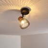 Lampa Sufitowa Grongroft Jasne drewno, Czarny, 1-punktowy