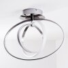 Trio Corland lampa sufitowa LED Chrom, 1-punktowy