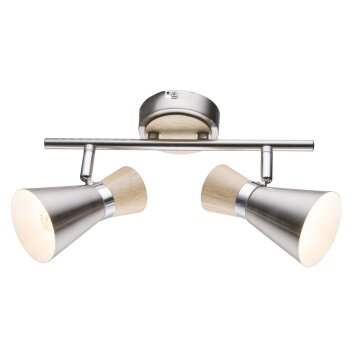 Globo Reflektor sufitowy Nikiel matowy, 2-punktowe