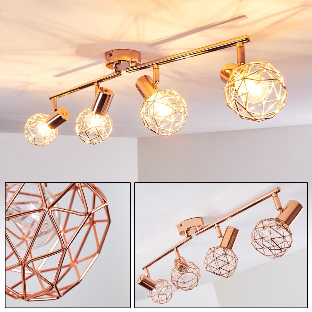 Palmira Lampa Sufitowa Miedź, 4-punktowe main product photo