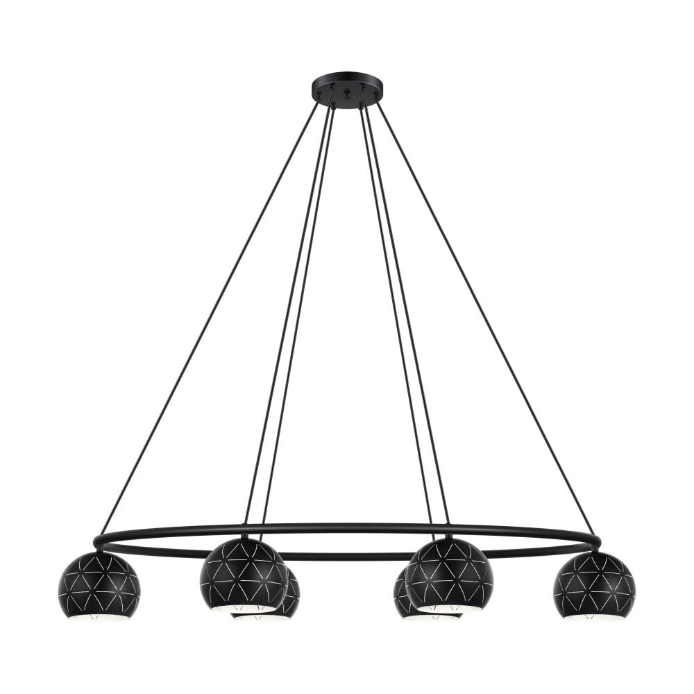 EGLO CANTALLOPS Lampa Wisząca Czarny, 6-punktowe main product photo