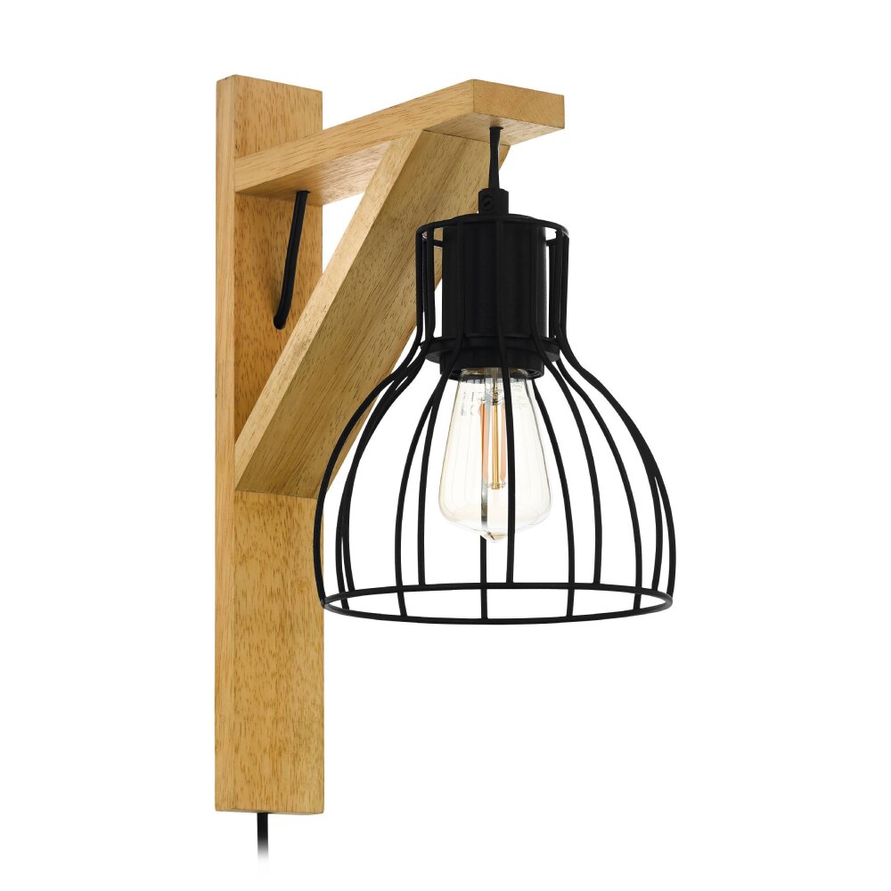 Eglo RAMPSIDE 1 Lampa ścienna Brązowy, 1-punktowy main product photo