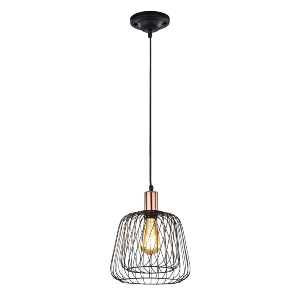 Trio Sanna Lampa wisząca Miedź, Czarny, 1-punktowy main product photo