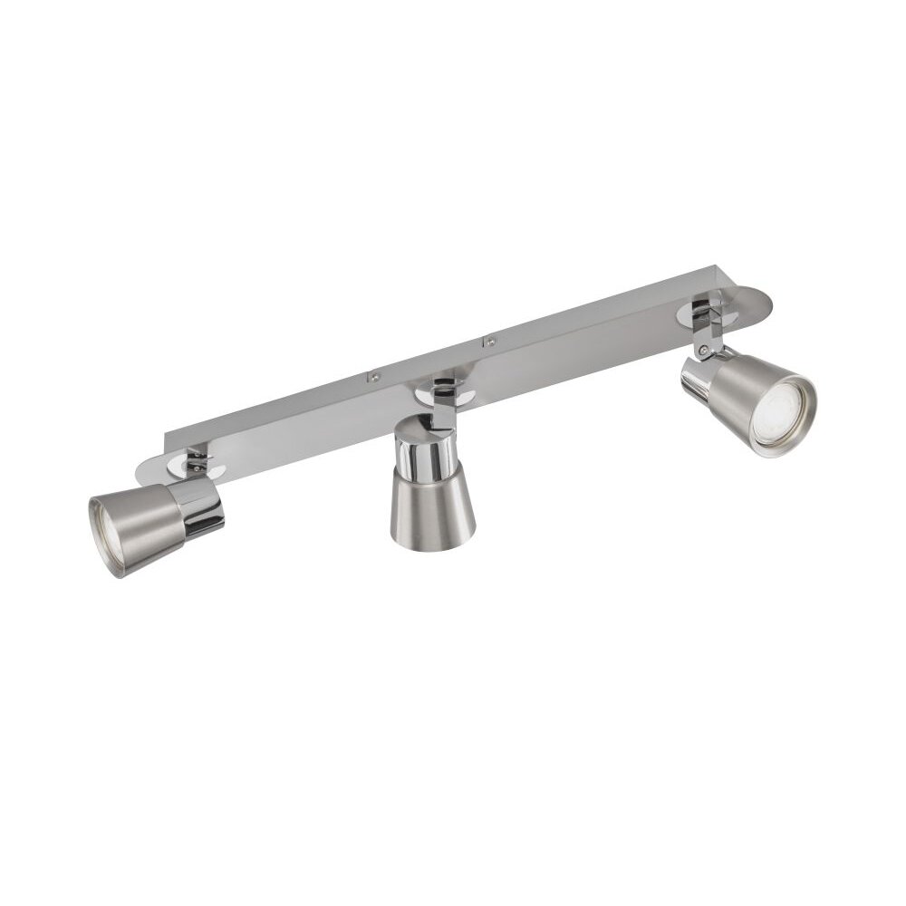 Fischer & Honsel function Ike Lampa Sufitowa Srebrny, 3-punktowe main product photo