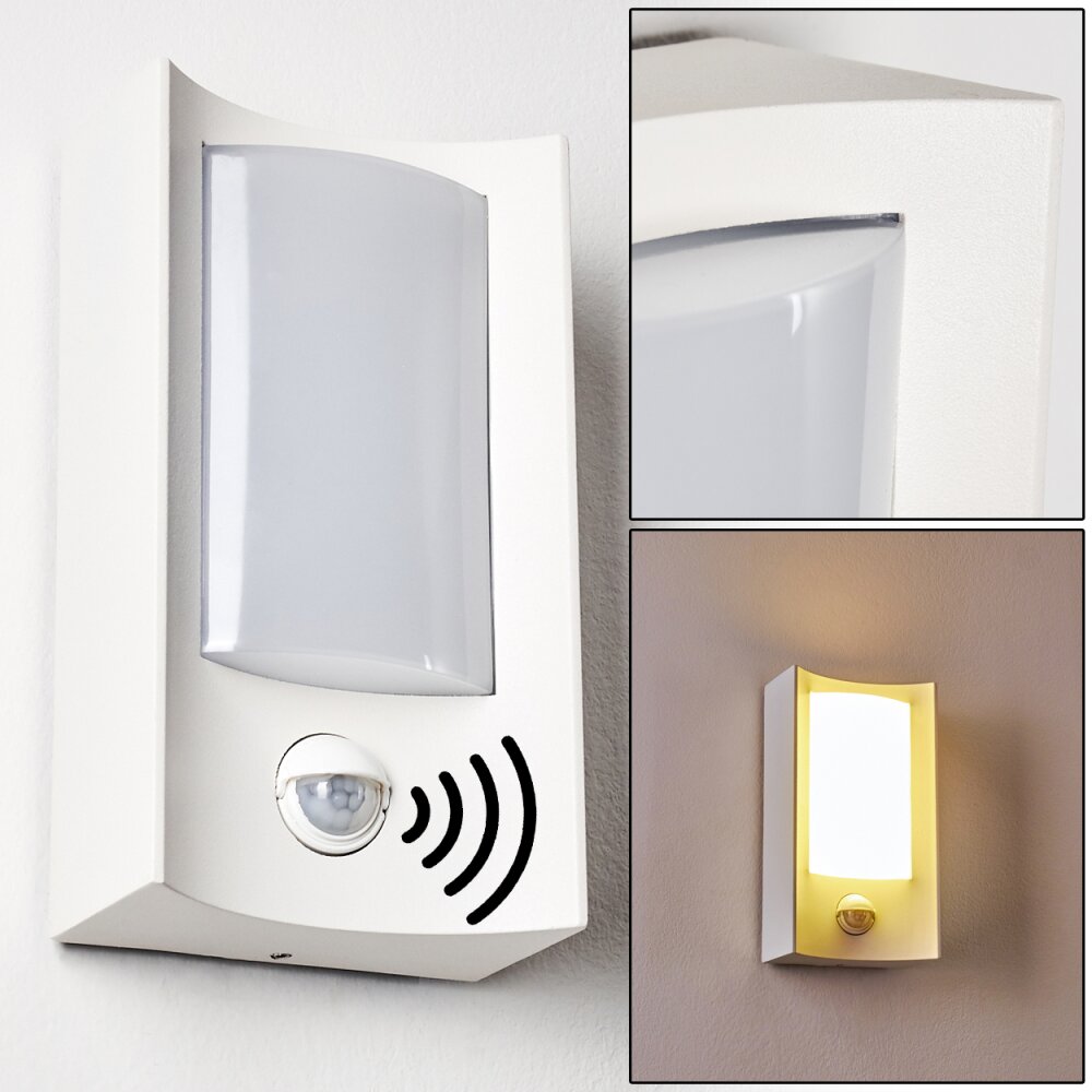 Zewnętrzny kinkiet Nordkapp LED Biały, 1-punktowy, Czujnik ruchu main product photo