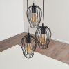 Negril Lampa Wisząca Czarny, 3-punktowe