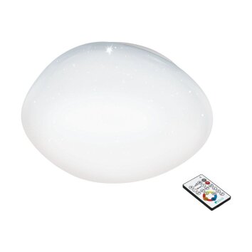 Eglo SILERAS Lampa Sufitowa LED Biały, 1-punktowy, Zdalne sterowanie
