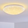 Brighton Star Lampa Sufitowa LED Biały, 1-punktowy, Zdalne sterowanie, Zmieniacz kolorów