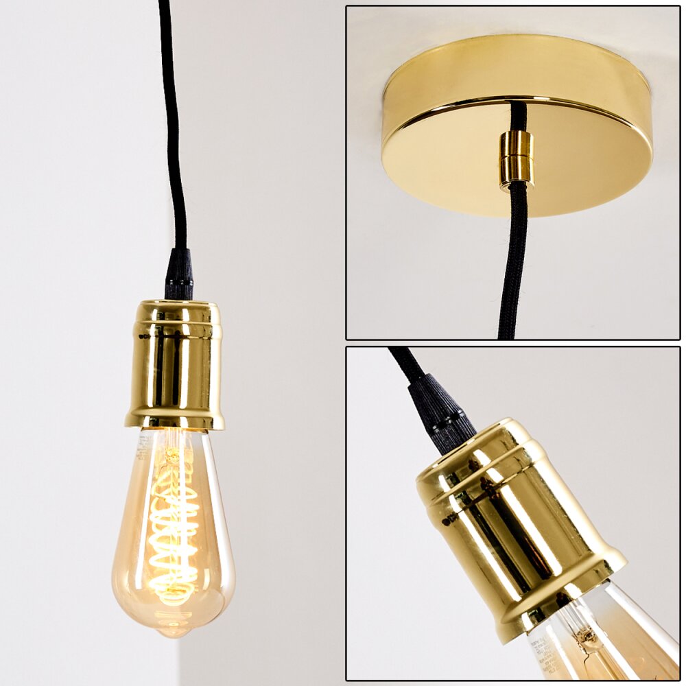 Lemone Lampa Wisząca Czarno-złoty, 1-punktowy main product photo