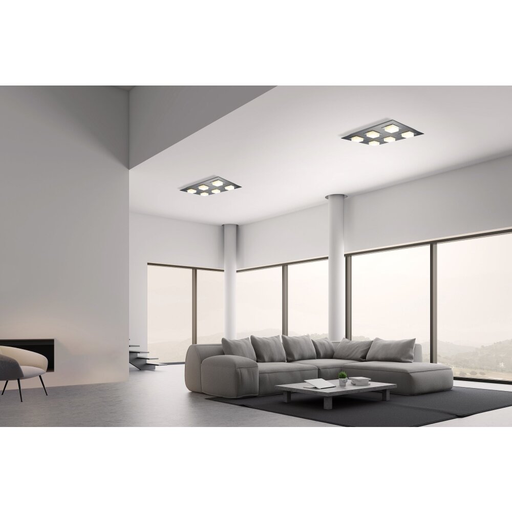 Grossmann BASIC Lampa Sufitowa LED Czarny, 6-punktowe main product photo