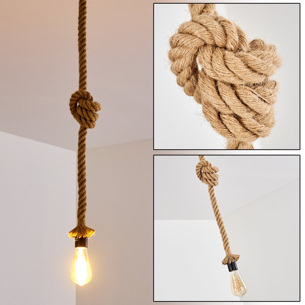 Etowah Lampa Wisząca Brązowy, Czarny, 1-punktowy main product photo