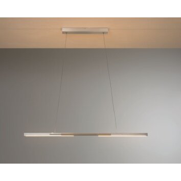 Bopp Link Lampa Wisząca LED Ciemne drewno, Nikiel matowy, 1-punktowy