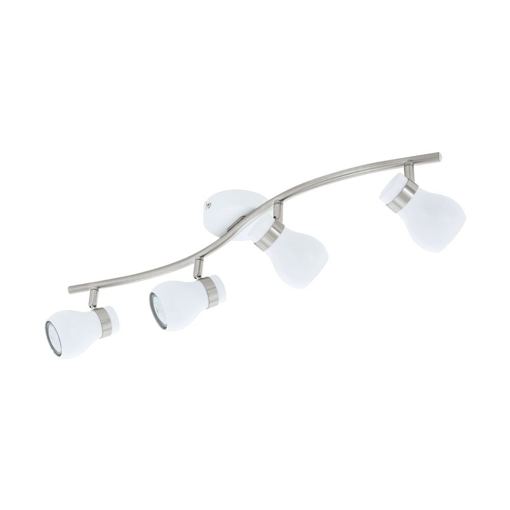 Eglo ARBOLEDAS Lampa Sufitowa Nikiel matowy, Biały, 4-punktowe main product photo