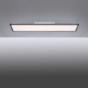 Leuchten-Direkt FLAT Lampa Sufitowa LED Czarny, 1-punktowy, Zdalne sterowanie