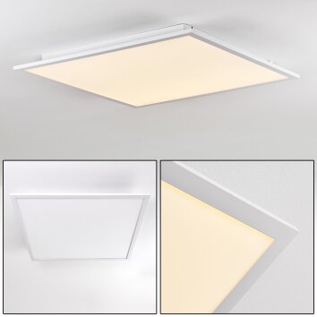 Salmi Lampa Sufitowa LED Aluminium, Biały, 1-punktowy